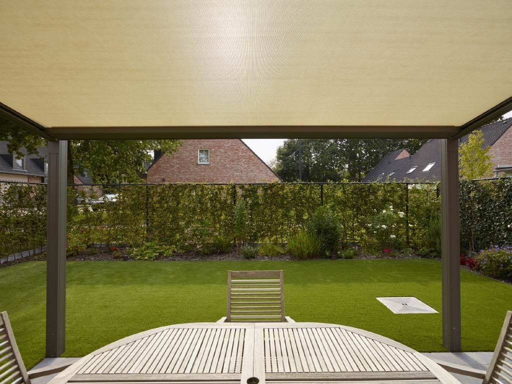 Minimalist designer pergola attached to your house Minimalist designer pergola attached to your house