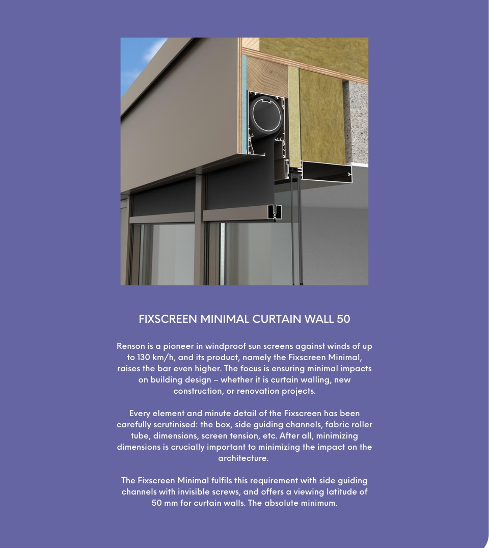 Facts about the Fixscreen 150 Curtain Wall 50