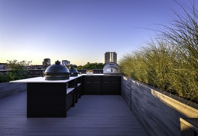 Luxury Outdoor Kitchen Penthouse Patio