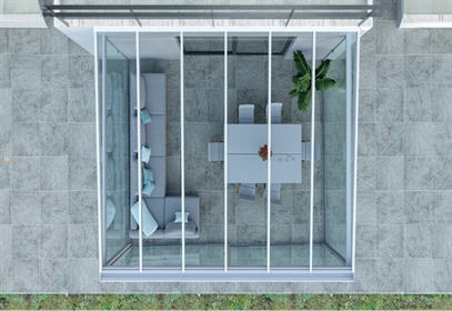 Protezioni Nubes glass roof systems installed on a luxury home 