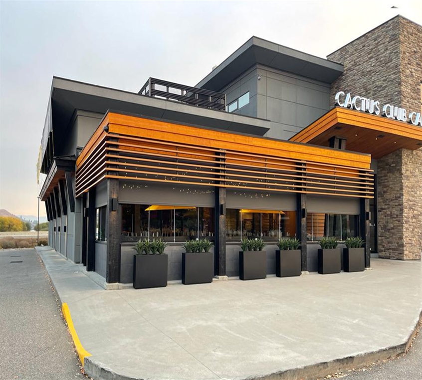 Front view of Cactus Club in Vernon BC