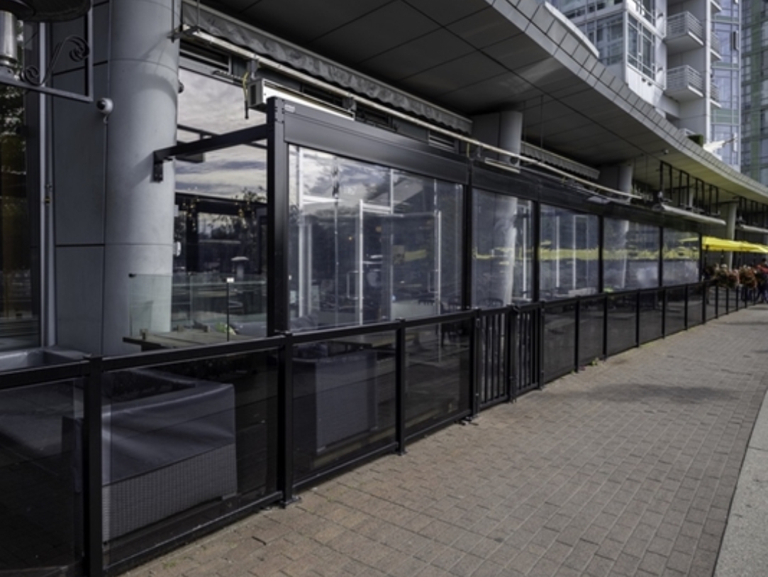 Clear PVC Vinyl Screens Installed Enclosing Patio Clear PVC Vinyl Screens Installed Enclosing Patio