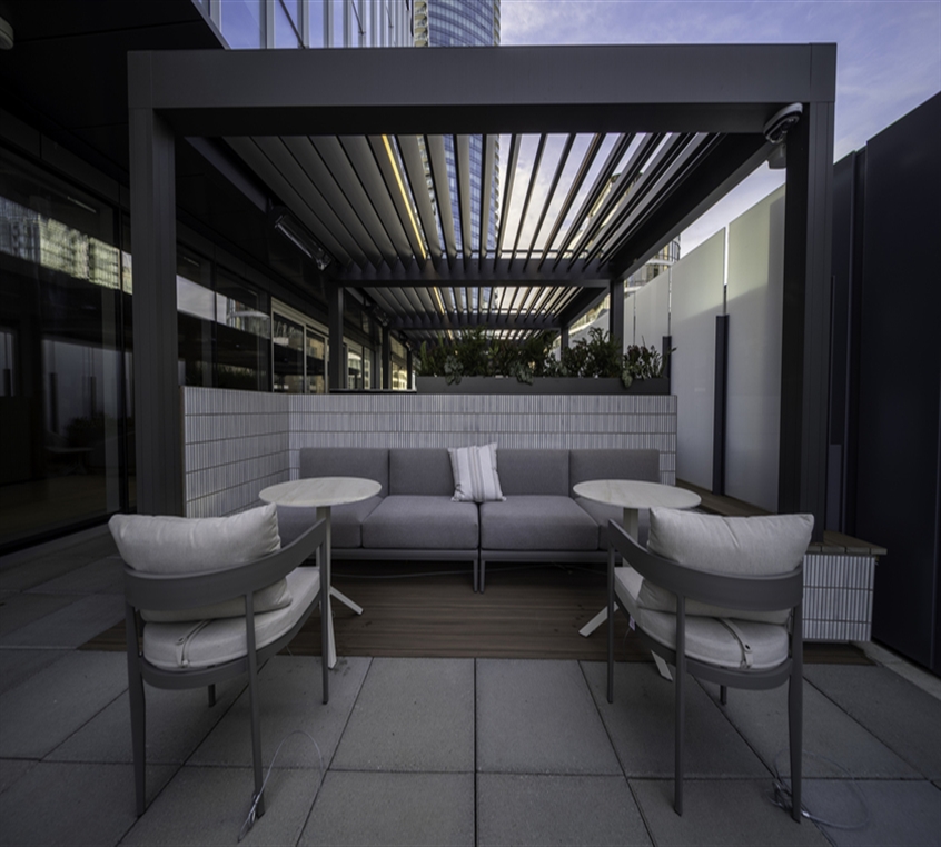 The Stack office terrace, Vancouver